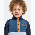 Didriksons Monte Half Button Kinder Fleece-Sweatshirt Wolke blau 6