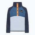 Didriksons Monte Half Button Kinder Fleece-Sweatshirt Wolke blau 7