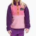 Didriksons Monte Half Button Kinder Fleece-Sweatshirt hell heather pink 6