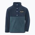 Kinder Fleecejacke Didriksons Monte 6 Half Button mountain blue