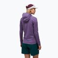 Damen-Trekkingsweatshirt Peak Performance Light Zip Hood montana grape 3