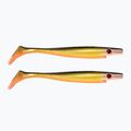 Strike Pro Pig Shad Tournament Gummiköder 2 Stück grau-gelb TEV-SP172M-C041