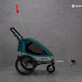 Qeridoo Sportrex2 Doppel-Fahrradanhänger blau Q-SR2-21-P 9