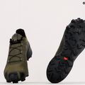 Laufschuhe Trail Herren Salomon Speedcross 5 Wide grün L49813 10