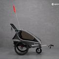 Qeridoo Kidgoo1 Sport grau Einzelfahrradanhänger Q8S-20-G 12