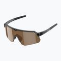 Tripoint 001 Treriksroset TRI-X Polarized glänzend schwarz/braun/silberne Spiegel Sonnenbrille 5