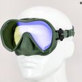 Tusa Zeense Pro Tauchmaske grün-blau M1010S 8