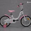 Kinderfahrrad Romet Tola 16 weiß und rosa 7