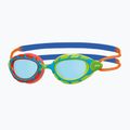 Zoggs Predator Kinderschwimmbrille blau/rot/grün/blau/orange/tint blue