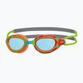 Zoggs Predator Kinderschwimmbrille grün/orange/rot/grau/grün/blau