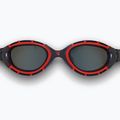 Zoggs Predator Flex Polarised rot/ schwarz/ smoke polarisierte Schwimmbrille 2