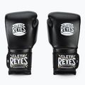 Boxhandschuhe Cleto Reyes Velcro Sparring black silver 2