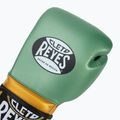 Boxhandschuhe Cleto Reyes Velcro SPaarring metalic green/gold wbc 5
