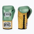 Boxhandschuhe Cleto Reyes Boxing Gloves creen metalik/gold