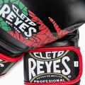 Boxhandschuhe Cleto Reyes Velcro SPaarring black/red/white green red 5