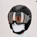 Damen-Skihelm UVEX Hlmt 600 Visier schwarz 56/6/236/20 9