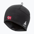 Wintermütze ODLO Polyknit Fan Warm black/Norwegian flag 2