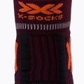 Herren-Trekkingsocken X-Socks Trail Run Energy burgund-orange RS13S19U-O003 5