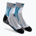 X-Socks Run Speed Two grau-schwarze Laufsocken RS16S19U-G004
