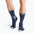 Damensocken X-Socks Trek X Merino midnight blue/arctic white 2