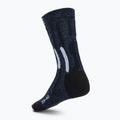 Damensocken X-Socks Trek X Merino midnight blue/arctic white 2