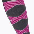 Damenskisocken X-Socks Ski Control 4.0 grau-rosa XSSSKCW19W 4