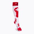 X-Socks Ski Patriot 4.0 Schweiz weiße Socken XSSS43W19U