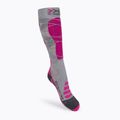Damen Skisocken X-Socks Ski Silk Merino 4.0 grau XSSSKMW19W