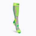 Kinder Skisocken X-Socks Ski 4.0 grau-grün XSSS00W19J
