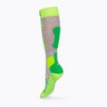 Kinder Skisocken X-Socks Ski 4.0 grau-grün XSSS00W19J 2