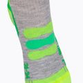 Kinder Skisocken X-Socks Ski 4.0 grau-grün XSSS00W19J 3