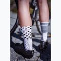 Fahrrad Socken X-Socks Bike Race 4.0 artcic white/dot/stripe 2