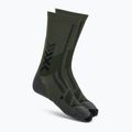Socken X-Socks Hike Discover Crew green/black