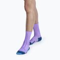 Laufsocken Damen X-Socks Trailrun Discover Crew orchid/sunset blue 4