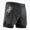 Men's X-Bionic Twyce Race 2in1 Laufshorts schwarz/kohle 2