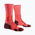 Herren­socken X-Socks Trailrun Perform Crew fluo red/namib red