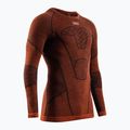 Herren Thermoactive Langarm-Shirt X-Bionic Symbio Merino Shirt clay