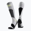 Kinderskisocken X-Socks Ski Discover Otc rhino grey/canary