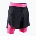 Herren X-Bionic Efektor 2in1 x schwarz/neo pink Laufshorts 4