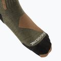 Skisocken X-Socks Ski Discover Merino Otc sand/dark sand 3
