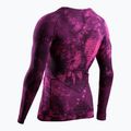 Thermo-Sweatshirt X-Bionic Energy Accumulator Wild LS tiedye x black/fluo pink 2