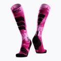 Skisocken X-Socks Ski Expert Wild Otc x black/fluo pink