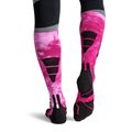 Skisocken X-Socks Ski Expert Wild Otc x black/fluo pink 3
