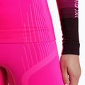 Damen-Funktionssweatshirt X-Bionic Invent Graphics LS fluo pink/x white 10