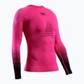 Damen-Funktionssweatshirt X-Bionic Invent Graphics LS fluo pink/x white 11