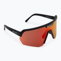 SCOTT Sport Shield schwarz/rot verchromte Sonnenbrille