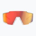 SCOTT Shield weiß matt/rot verchromt Sonnenbrille 2