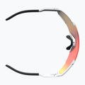 SCOTT Shield weiß matt/rot verchromt Sonnenbrille 4