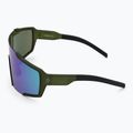SCOTT Shield kaki grün/grün chrom Sonnenbrille 4