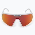 SCOTT Sport Shield weiß matt/rot verchromt Sonnenbrille 3